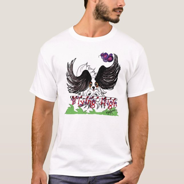 flygkickt-skjorta tee shirt (Framsida)