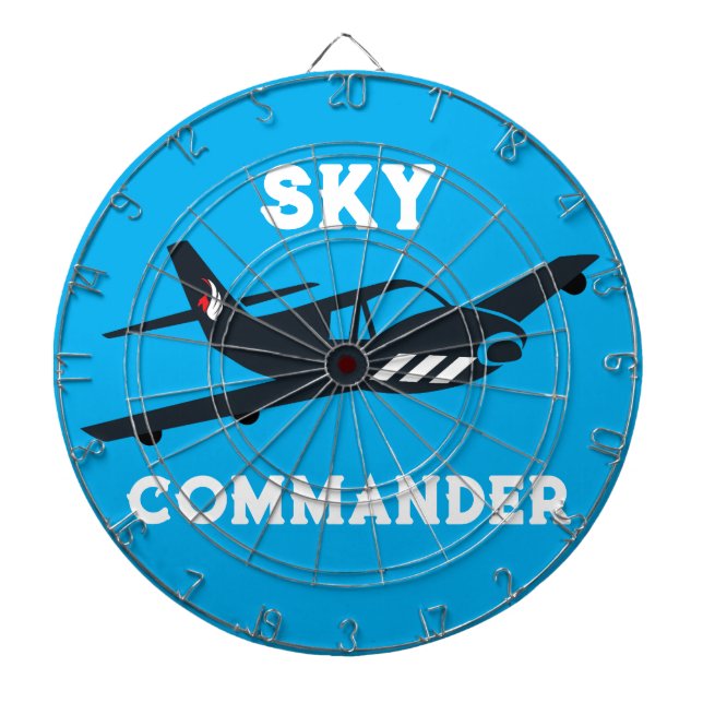 Flygkommando Typografi, Flygplan Flyger, Luftfart Darttavla (Framsidan)