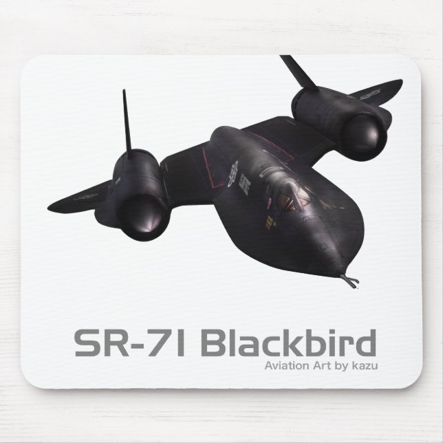 Flygkonst Musmattor "SR-71 Blackbird" (Framsidan)