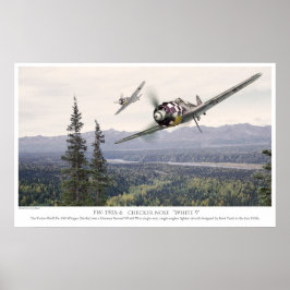 Flygkonst poster "Fw190"