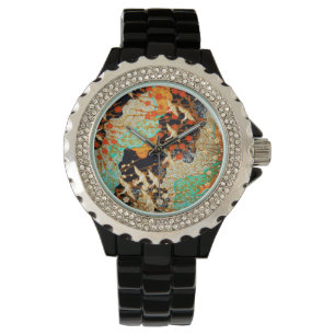 FLYGKRANER MED VÅR BLOMMOR ARMBANDSUR