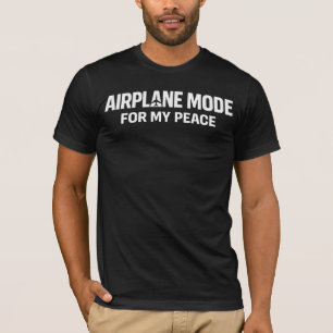 Flygläge För Min Frid Mental Hälsa Humor T Shirt