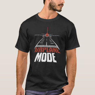 Flygläge Plan Flygare Luftfartyg Pilot Flygplan T Shirt