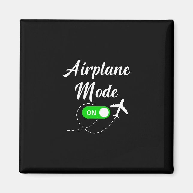 Flygläge Roligt Resande Pilot Plan Semester  Magnet (Framsidan)