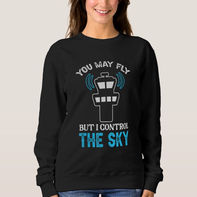 Flygledare jag styr himlen t shirt (Framsida)