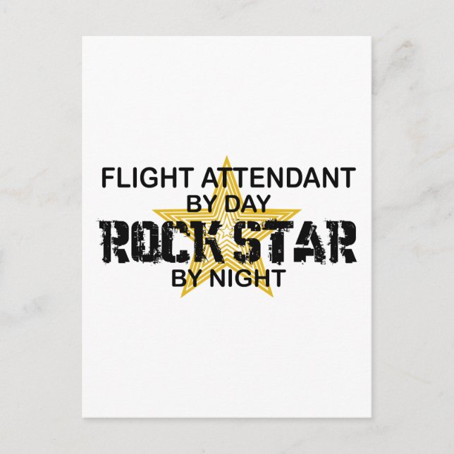 Flygledarens Rockstjärna Vykort (Framsida)