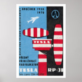Flygledningscentral - Matchbox-utskrift - Estetik Poster