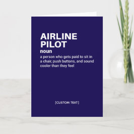 Flyglinjepilot - funktionellt definitionskort kort