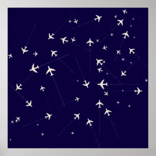 flyglinjer poster