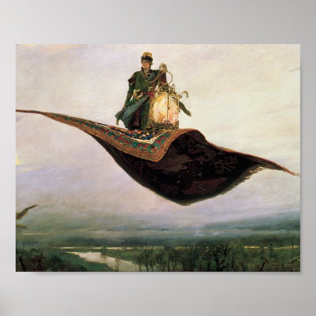 Flygmatet av Viktor Vasnetsov (1880) Poster (Framsidan)