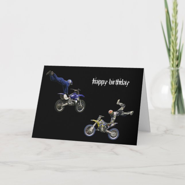 flygmotocross tvilling kort (Framsida)