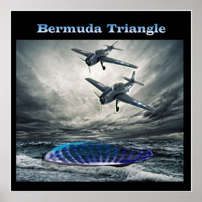 Flygning 19 Bermuda-triangel Poster (Framsidan)