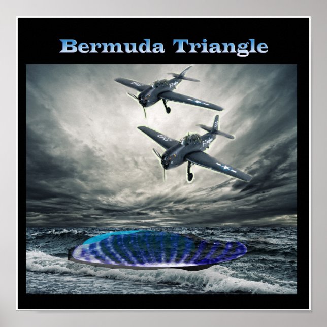 Flygning 19 Bermuda-triangel Poster (Framsidan)