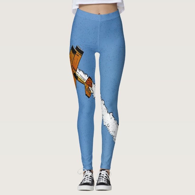 Flygning 1 lecna leggings (Framsida)