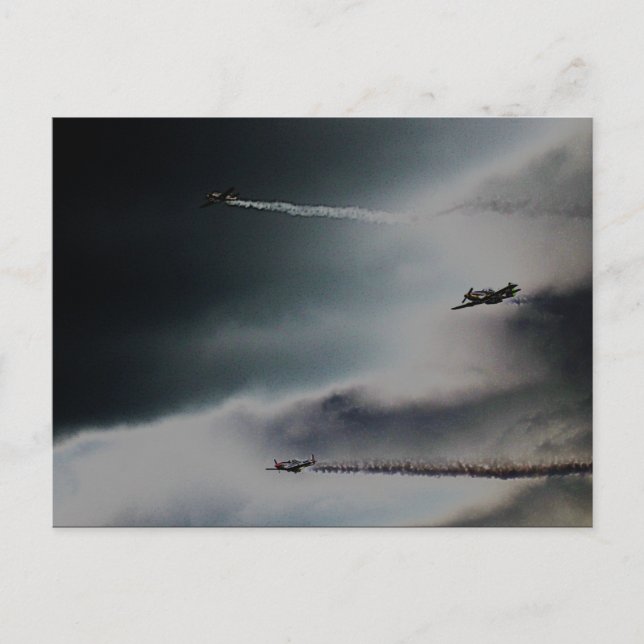 Flygning 4 pccna vykort (Framsida)