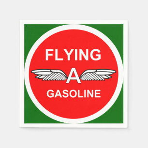 Flygning av bensin pappersservett