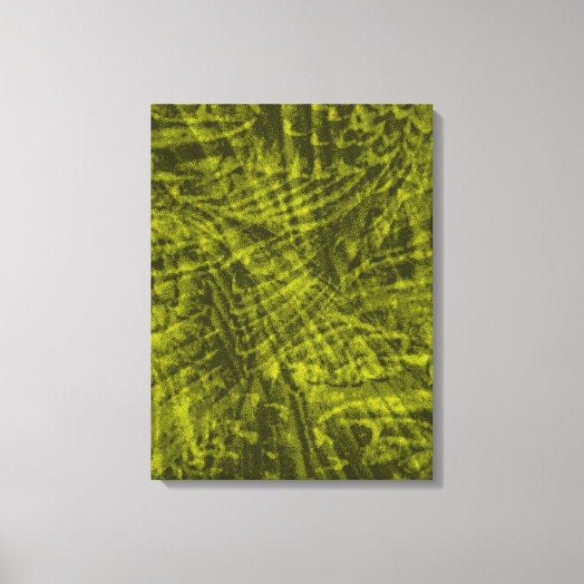 Flygning av grön rosella abstrakt triptyk canvas (Framsida)