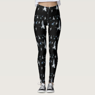 Flygning av Sväljande fågelillustration Leggings