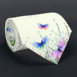 Flygning Butterfly Neck Tie Slips<br><div class="desc">Joy Ties med vår med färgade fjädrar som flyger i Nature Watercolor Painting Butterfly och Flowers Tie Gift - Select / Add your Favorite Text / Färg - make your Unique Gift - Ändra storlek och flytta eller ta bort och lägg till inslag med anpassning verktyg! - Teckning och MJÖLKS...</div>