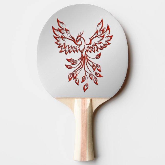 Flygning i A Phoenix Silver Pingisracket (Baksidan)