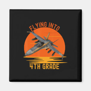 Flygning i fjärde Klass-bojorna Back to school Jet Magnet