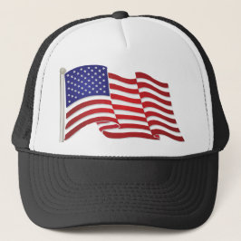 Flygning i Flagga Stars och stripes Keps