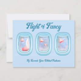 Flygning i tidigare flygplan Finare-Grisar P Vykort