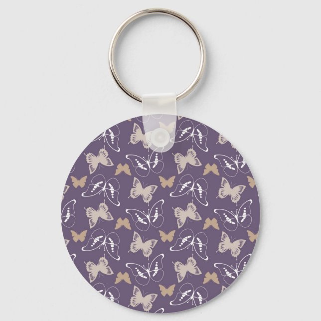 Flygning med Butterflies Nyckelring (Framsida)