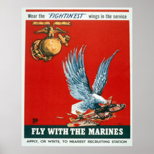 Flygning med marinerna poster
