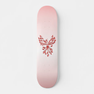 Flygning med Phoenix Red  Mini Skateboard Bräda 18,5 Cm