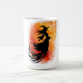 Flygning med texten Ember Shadow No Text Kaffemugg