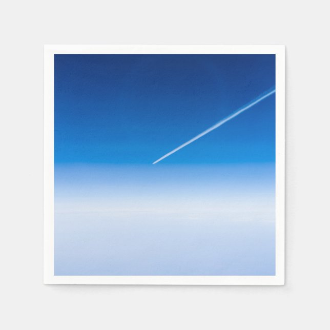 Flygning ovanför molnen pappersservett (Framsidan)