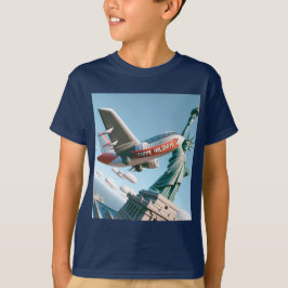 Flygning till Amerika av Natasha Us T Shirt