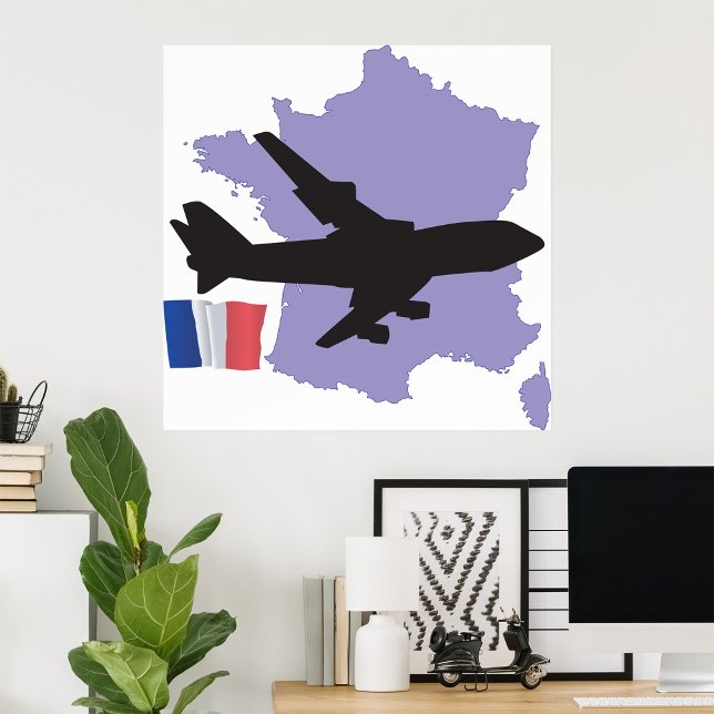 Flygning till Frankrike Poster (Skapare uppladdad)
