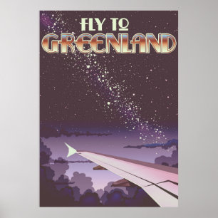 Flygning till Grönland Poster
