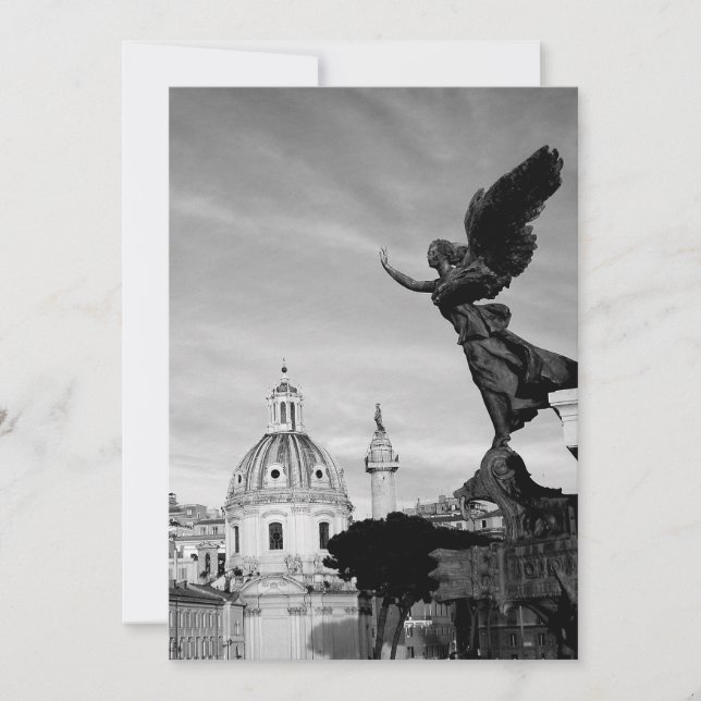 Flygning till Rom Inbjudningar (Framsida)