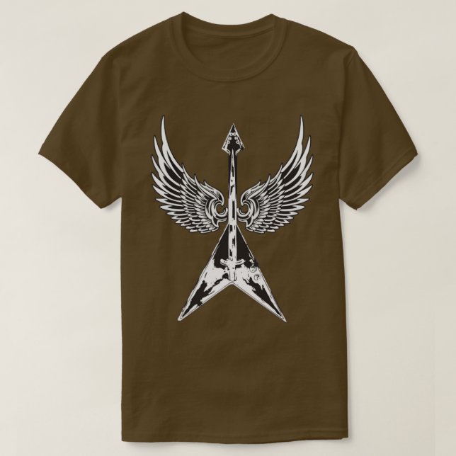 Flygning V T Shirt (Design framsida)