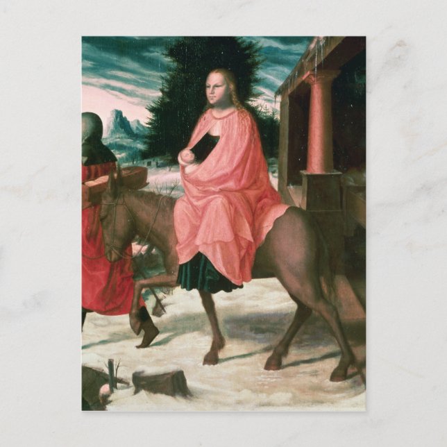 Flygningen in i Egypten 2 Vykort (Framsida)