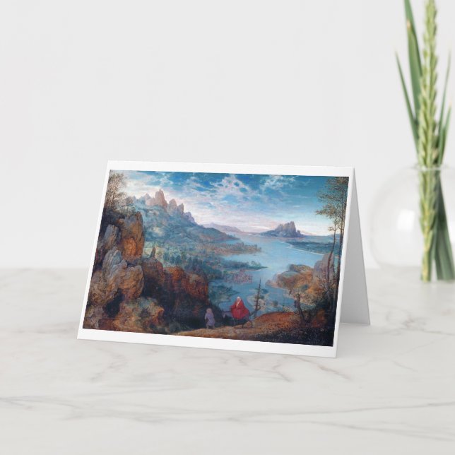 Flygningen in i Egypten, Pieter Bruegel Kort (Framsida)