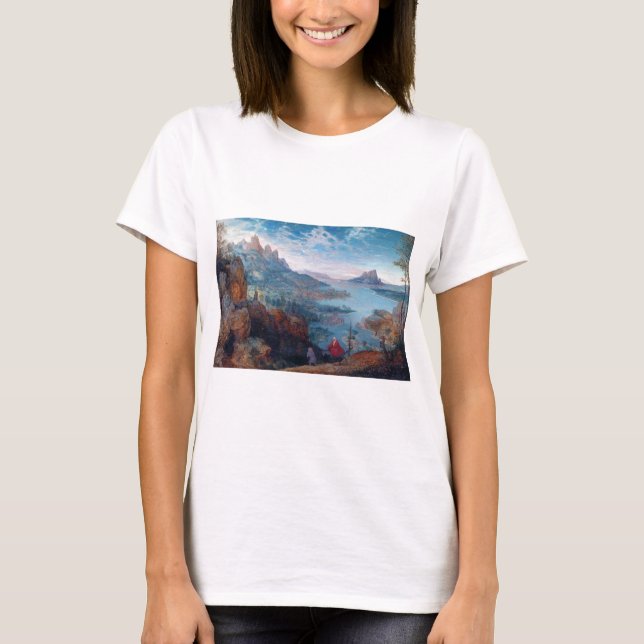 Flygningen in i Egypten, Pieter Bruegel T Shirt (Framsida)