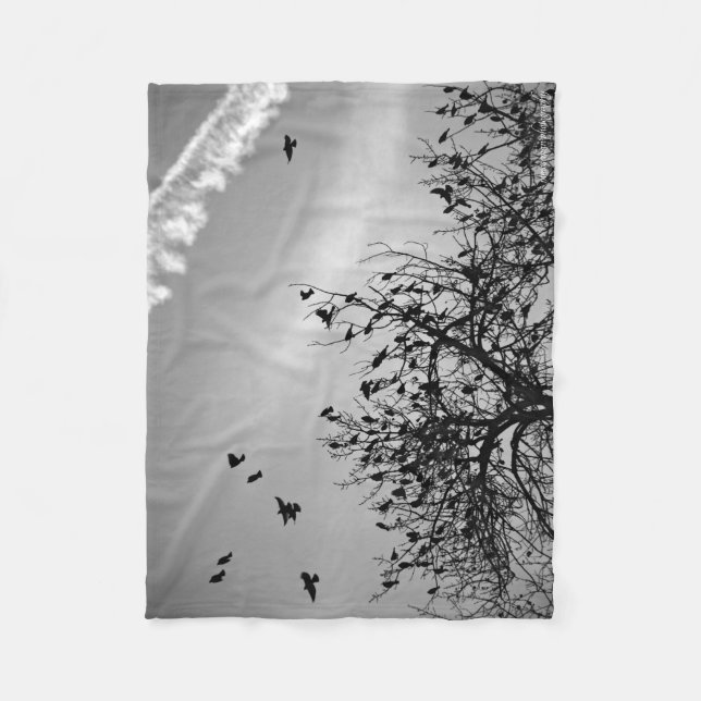 Flygningen Väg Fleecefilt (Framsidan)