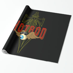 Flygögonglobhot rod presentpapper