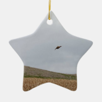 flygpheasant julgransprydnad keramik