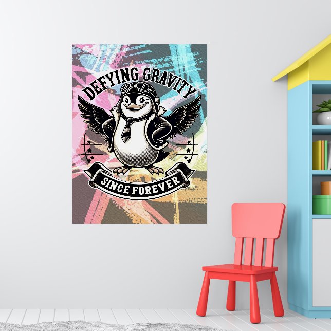 Flygpinguin Poster (Barnkammare 1)