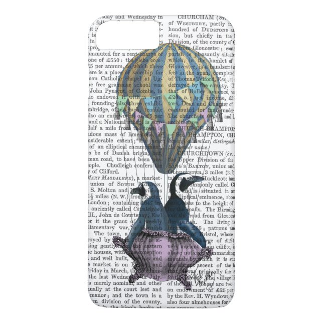 Flygpingvin Case-Mate iPhone Skal (Baksida)