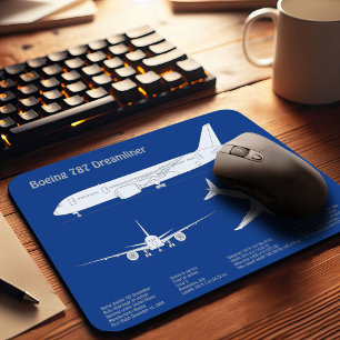 Flygplan 787 - plan för flygplansskiss Teckning AB Musmatta