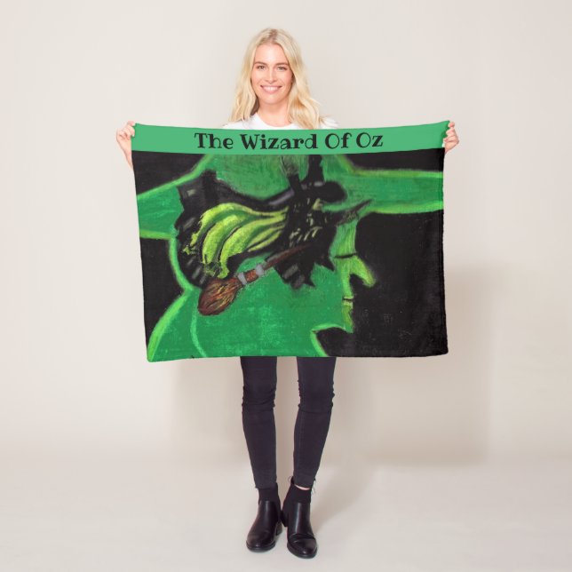 FLYGPLAN AV OZ WICKED WITCH FLEECEFILT (På plats)