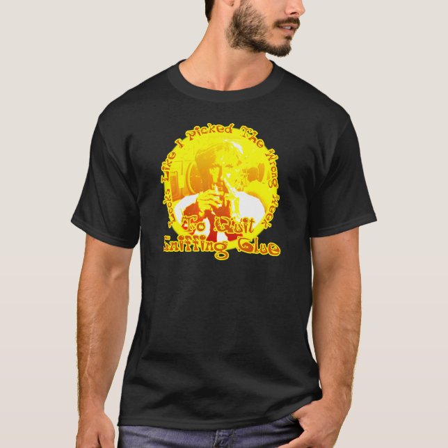 Flygplan avslutat sniffa limmar t-shirt (Framsida)