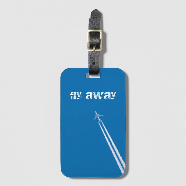 Flygplan Bagagebricka (Framsida vertikal)