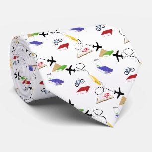 Flygplan Bicycle Bokar Blue Grönt Red Gult Slips